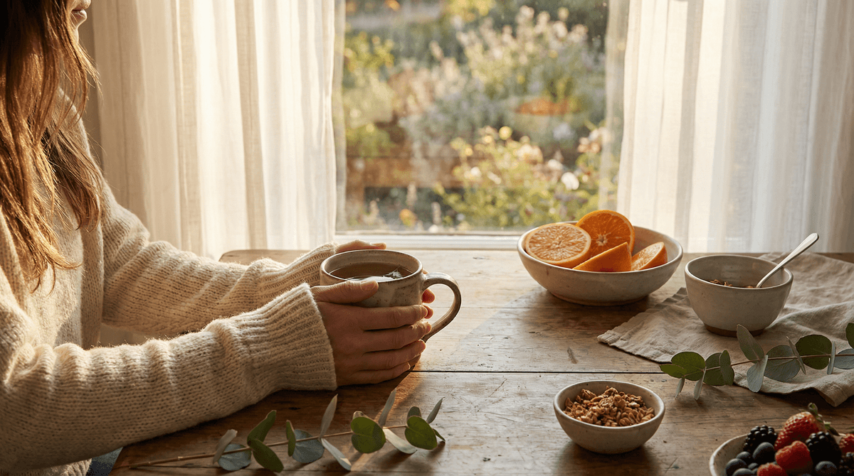 Morning wellness ritual